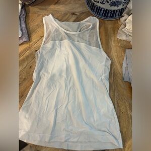 White Lululemon tank